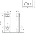 Helmken 35103001 (с сиденьем, инсталляцией, круглой серый металлик кнопкой)