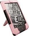 Tuff-Luv Kindle 4 Sleek Jacket Pink + Spark Light (G1_50+D1_29)