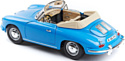 Bburago Porsche 356B Cabriolet 1961 18-12025 (синий)