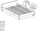 Halmar Sumatra 90x200 (белый)