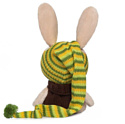 Лесята Заяц Антоша в шапочке и свитере (15 см)