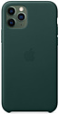 Apple Leather Case для iPhone 11 Pro (зеленый лес)