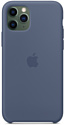Apple Silicone Case для iPhone 11 Pro Max (морской лед)