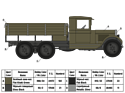 ARK models AK 35036 Советский грузовой автомобиль завода им. Сталина, тип 6