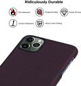 Pitaka MagEZ для iPhone 11 Pro Max (plain, черный/красный)