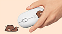 Logitech M350 Pebble Line Friends Brown white