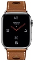 Apple Watch Herms Series 4 GPS + Cellular 44mm Stainless Steel Case with Leather Single Tour Rallye