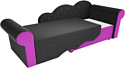 Mebelico Тедди-2 170x70 60509 (черный/фиолетовый)