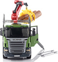 Bruder Scania R-series Timber truck with 3 trunks 03524