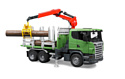 Bruder Scania R-series Timber truck with 3 trunks 03524