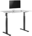ErgoSmart Manual Desk Compact 1360x800x36 мм (бетон Чикаго/белый)