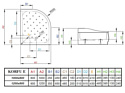 Radaway Korfu E 120x90 (левый) (4E91240-03L)