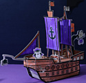 Miniso Пиратский корабль 8550 (с 5 цветными маркерами)