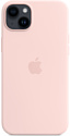 Apple MagSafe Silicone Case для iPhone 14 Plus (розовый мел)