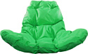 M-Group Капля Люкс 11030304 (серый ротанг/зеленая подушка)