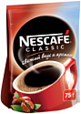 Nescafe Classic растворимый c добавлением молотого кофе 75 г (пакет)