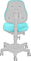 Anatomica Study-120 Lux + надстройка + органайзер + ящик с голубым креслом Armata (клен/голубой)
