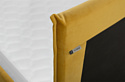 Divan Слипсон 160x200 (velvet yellow)