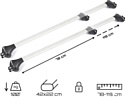 Modula Oval Bar System MOCSOB0AL009 (алюминиевый)