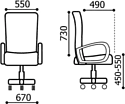 Brabix Classic EX-685 (ткань С, черный)