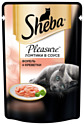 Sheba Pleasure ломтики в соусе с форелью и креветками (0.085 кг) 24 шт.