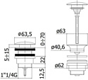 Paffoni Light ZSCA050ST