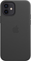 Apple MagSafe Leather Case для iPhone 12/12 Pro (черный)