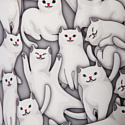 TetChair Melody Cats/29 (ткань/флок, серый)