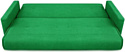 Craftmebel Милан 120 см (ППУ, астра, зеленый)