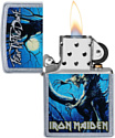 Zippo Street Chrome Iron Maiden 49234