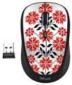 Trust Yvi Wireless Mouse Ukrainian style snow White USB