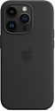 Apple MagSafe Silicone Case для iPhone 14 Pro (темная ночь)