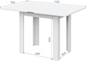 NN мебель СО 3 раскладной 00-00106196 (белый)