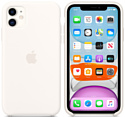 Apple Silicone Case для iPhone 11 (белый)