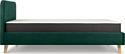 Divan Лайтси 160x200 (velvet emerald)