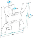 Holder LCDS-5019 (черный/красный)