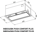 Meferi INBOX60WH Push Comfort Plus