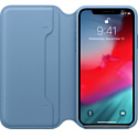Apple Leather Folio для iPhone XS Max Cape Cod Blue