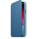 Apple Leather Folio для iPhone XS Max Cape Cod Blue