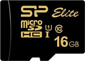 Silicon Power Elite Gold microSDHC SP016GBSTHBU1V1GSP 16GB (с адаптером)