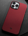 Pitaka MagEZ Case 2 для iPhone 13 Pro (twill, красный/оранжевый)