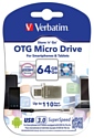 Verbatim Store 'n' Go OTG Micro 64GB