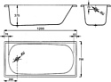 BLB SANITANA Europa 120х70