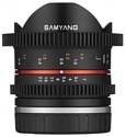 Samyang 8mm T3.1 Cine UMC Fish-eye II VDSLR Canon M