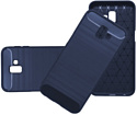 Case Brushed Line для Samsung Galaxy J6+ (синий)
