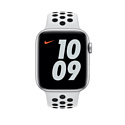 Apple Nike 44 мм (чистая платина/черный, R) MX8F2