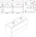 ЗОВ  Дион 120 D120LHO0M9003MKV5-OL120 (белый матовый/дуб)