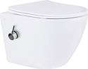 Roxen Antares Bidet в комплекте с инсталляцией StounFix Slim 6 в 1 966821 (кнопка: серый гранит)