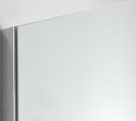 Saniteco Walk-In SN-W6MC100 (100x200, матовое стекло, хромированный профиль)