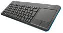 Trust Veza Wireless Keyboard with touchpad black USB